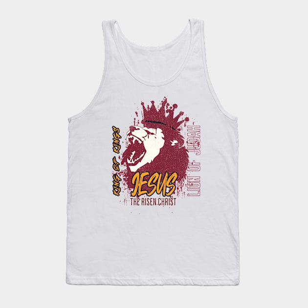 King Jesus Tank Top by Inspired Saints